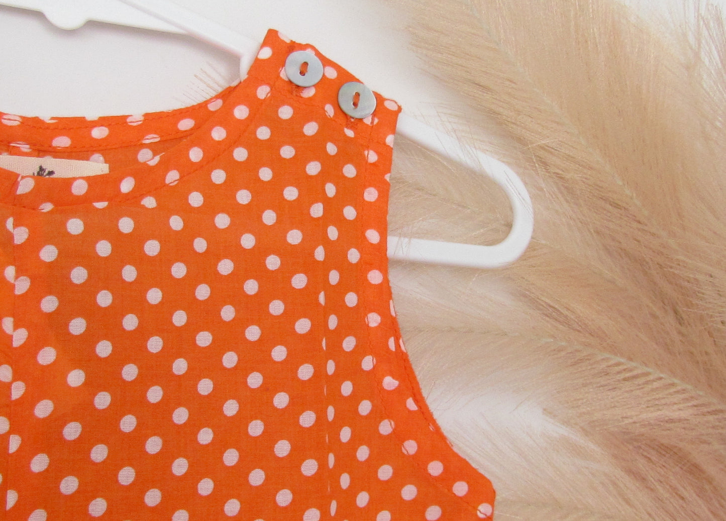 Orange-Pop Jumpsuit